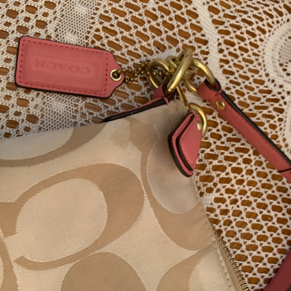 Coach Kristin Crossbody Bag, beige and pink - Picture 9 of 14